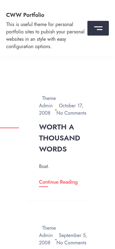 Мобильный вид — CWW Portfolio