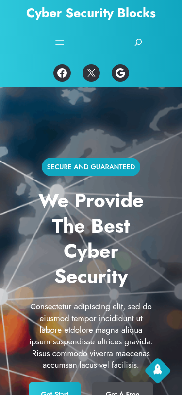 Мобильный вид — Cyber Security Blocks