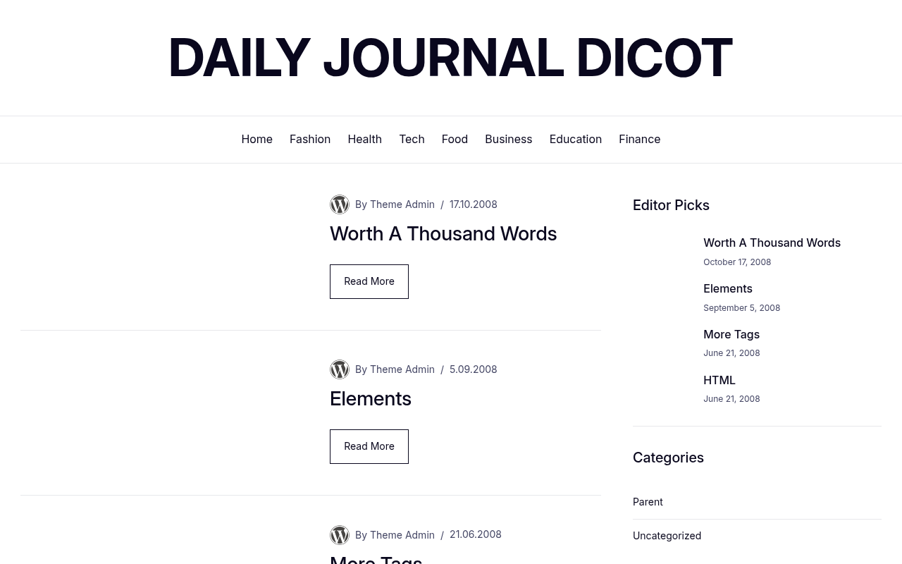 Десктоп — Daily Journal Dicot