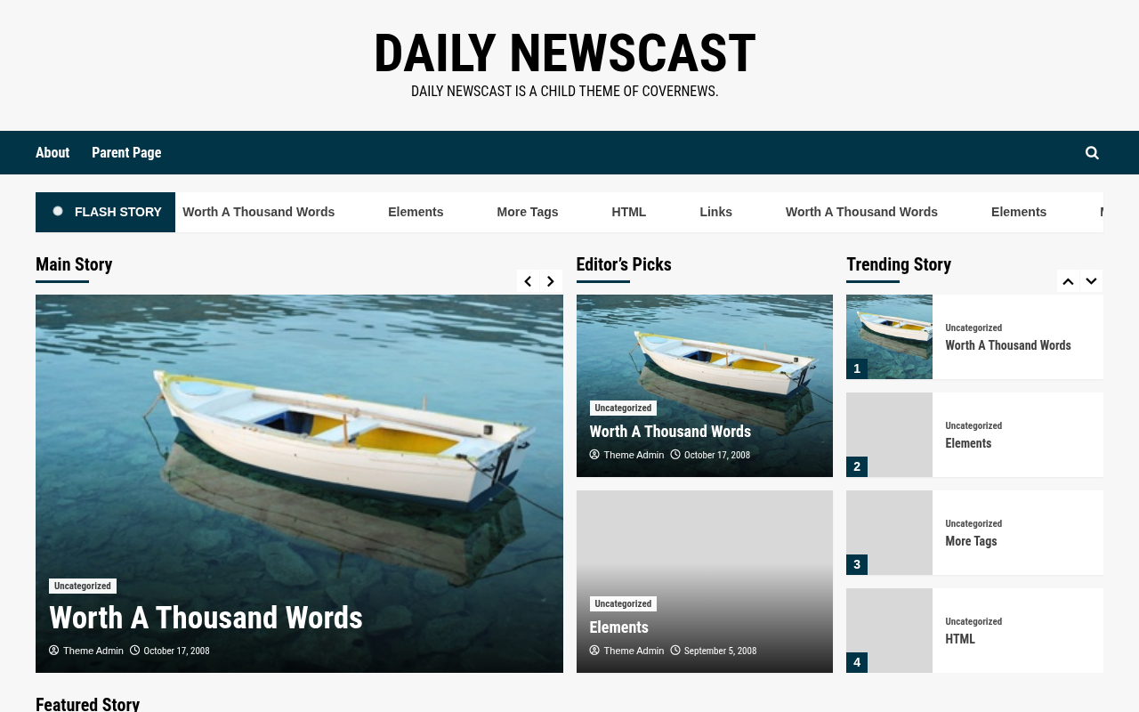 Десктоп — Daily Newscast