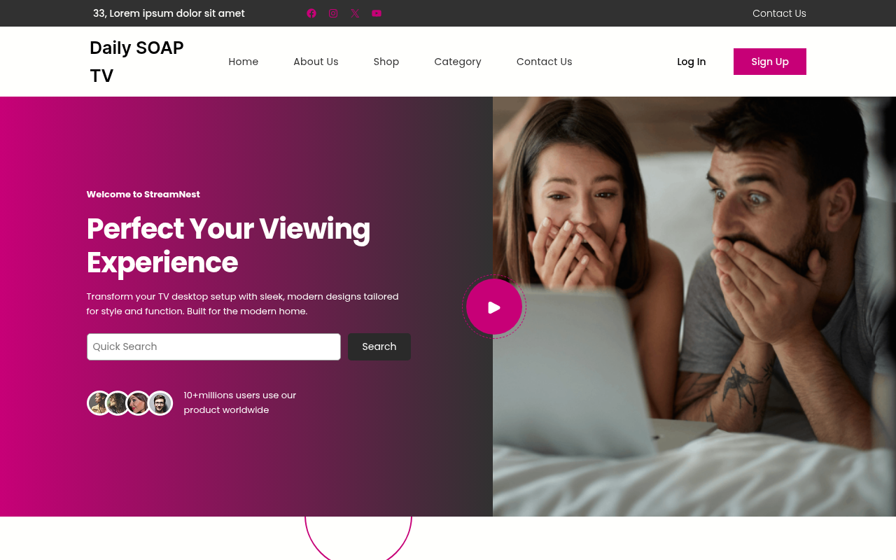Десктоп — Daily SOAP TV