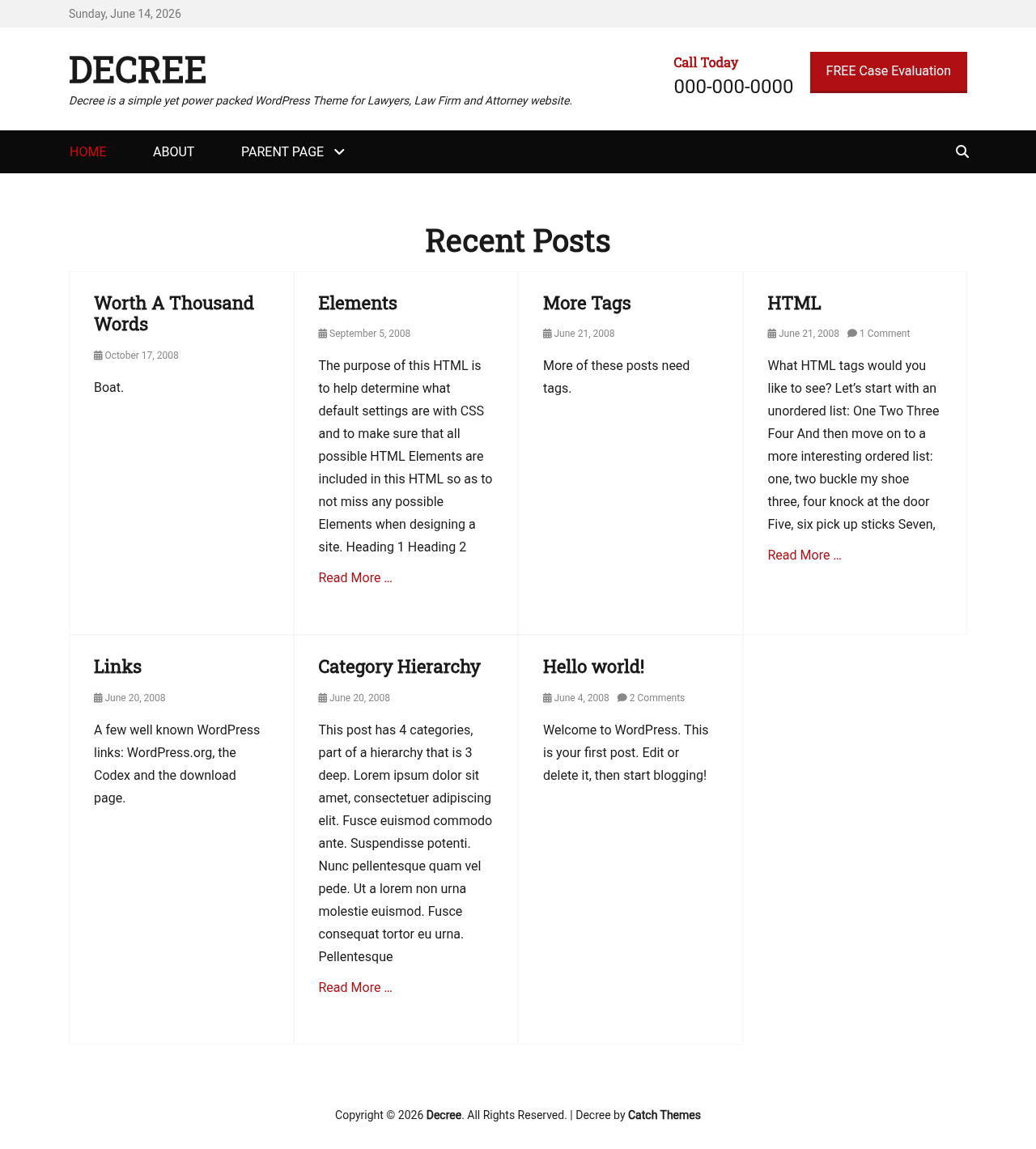 Десктоп (ниже) — Decree