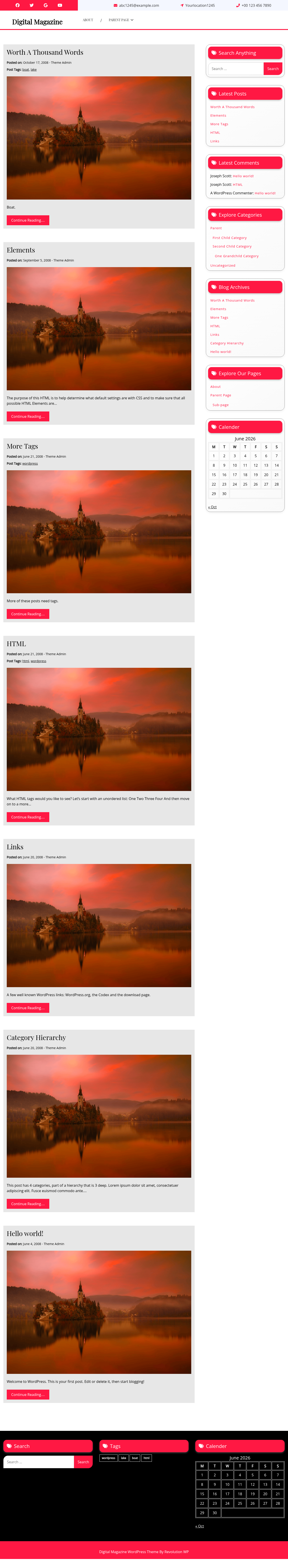 Десктоп (ниже) — Digital Magazine