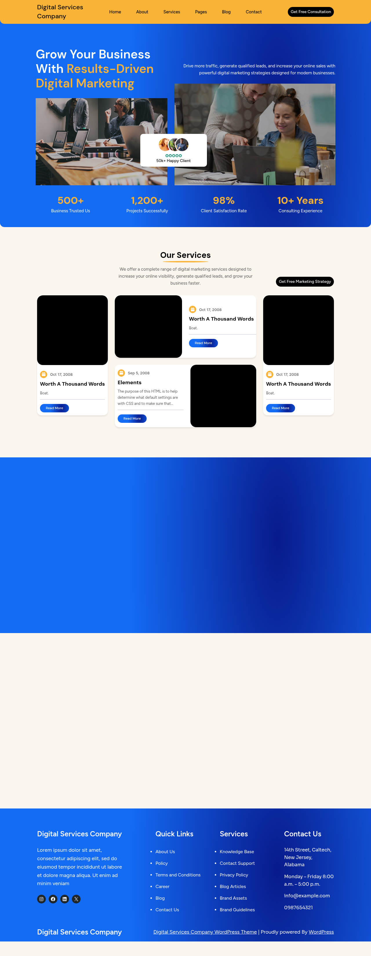 Десктоп (ниже) — Digital Services Company