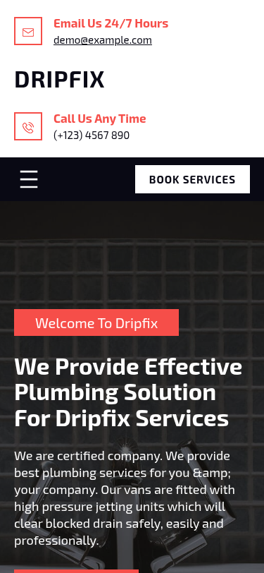 Мобильный вид — Dripfix
