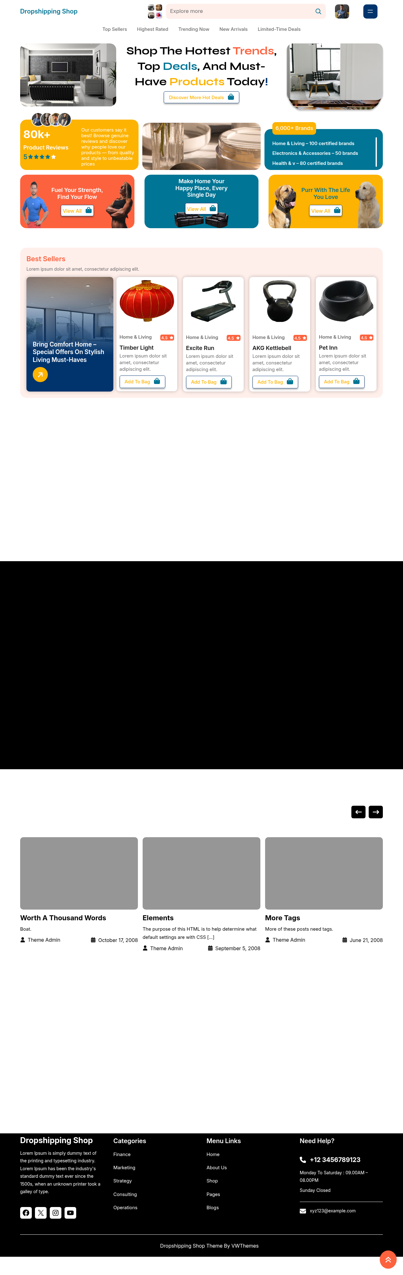 Десктоп (ниже) — Dropshipping Shop