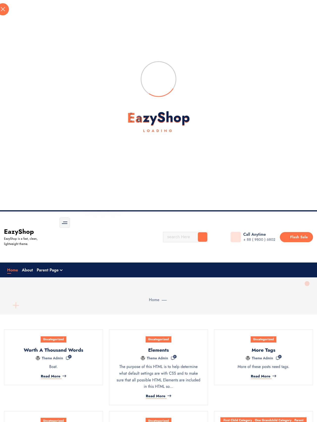 Десктоп (ниже) — EazyShop