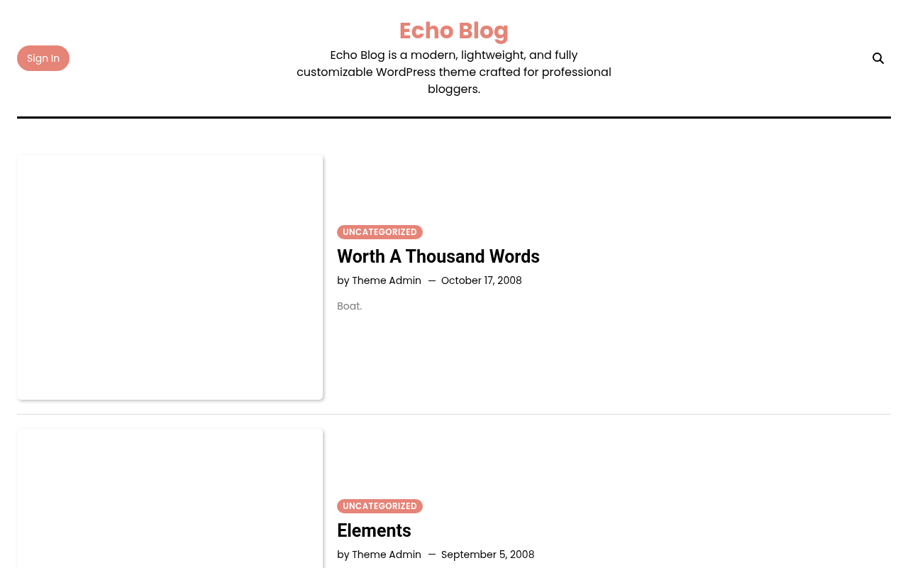 Десктоп — Echo Blog