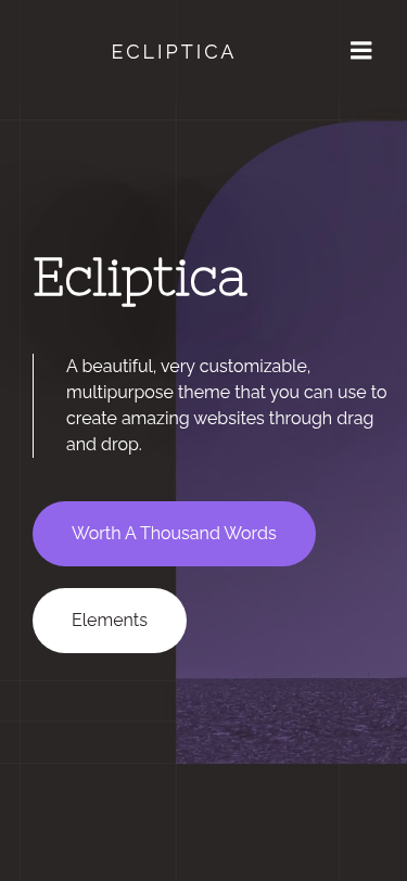 Мобильный вид — Ecliptica