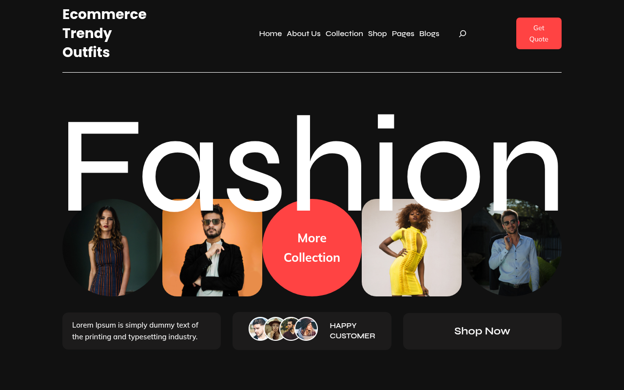 Десктоп — Ecommerce Trendy Outfits