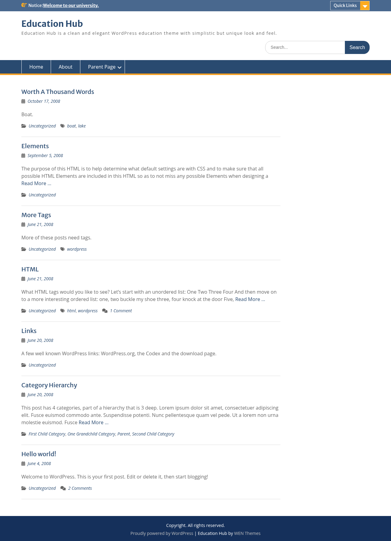 Десктоп (ниже) — Education Hub
