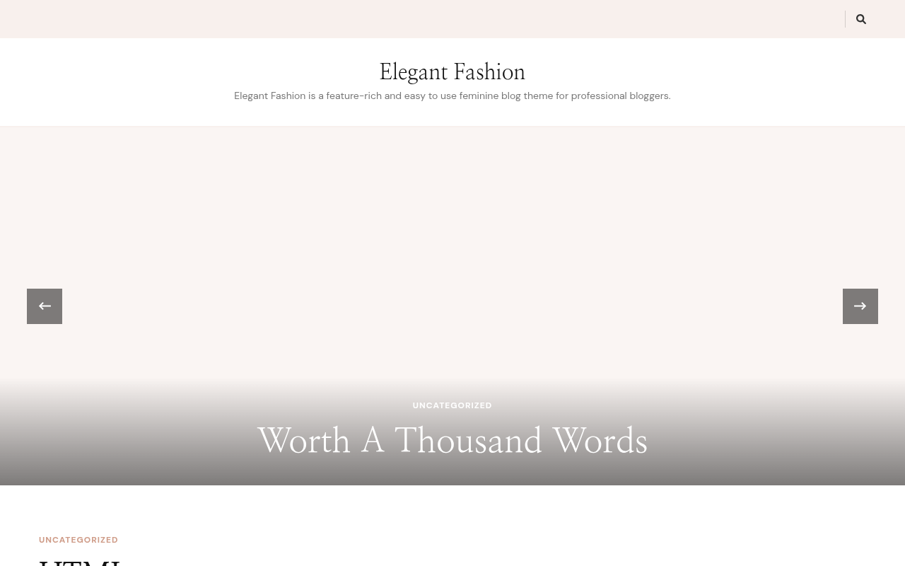 Десктоп — Elegant Fashion