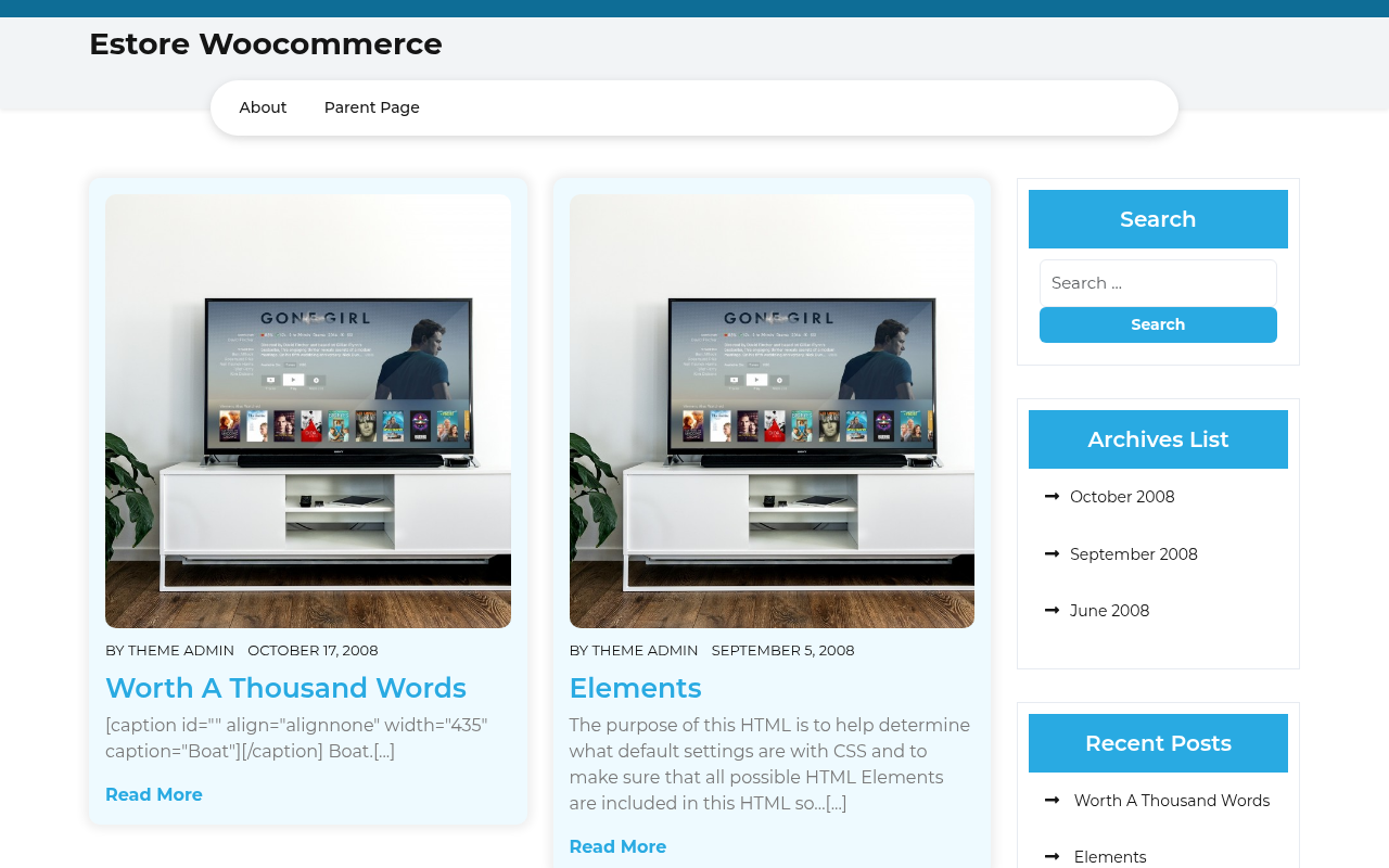 Десктоп — Estore Woocommerce