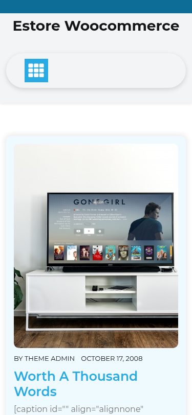 Мобильный вид — Estore Woocommerce