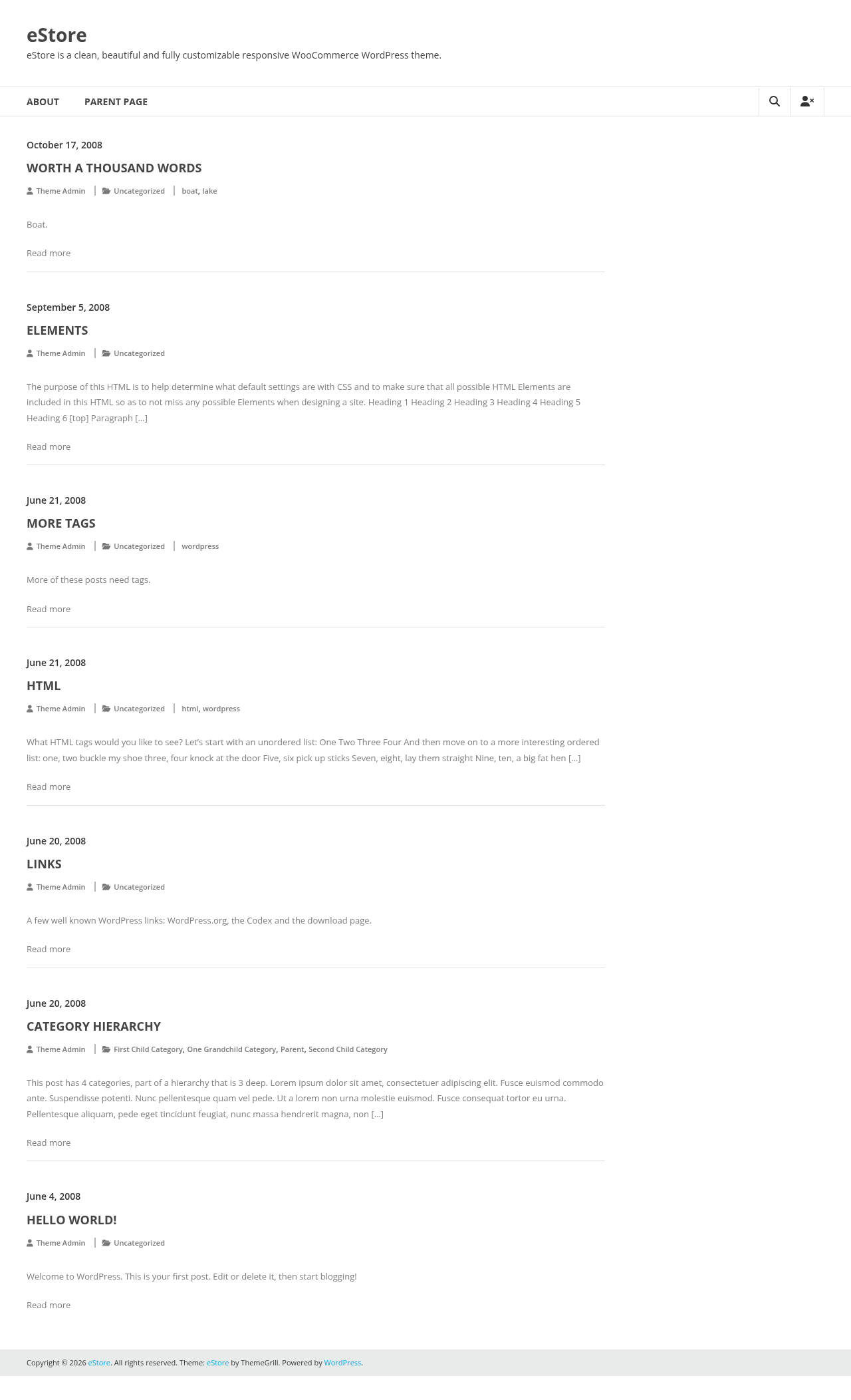 Десктоп (ниже) — eStore