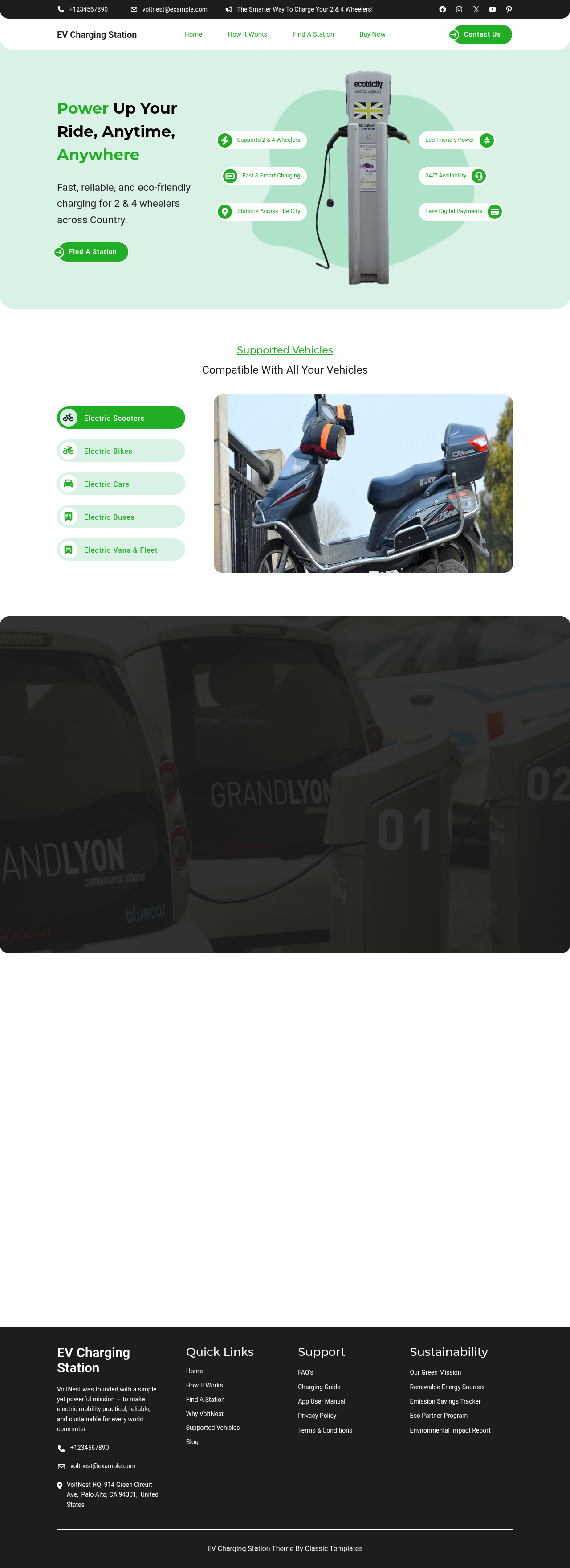 Десктоп (ниже) — EV Charging Station