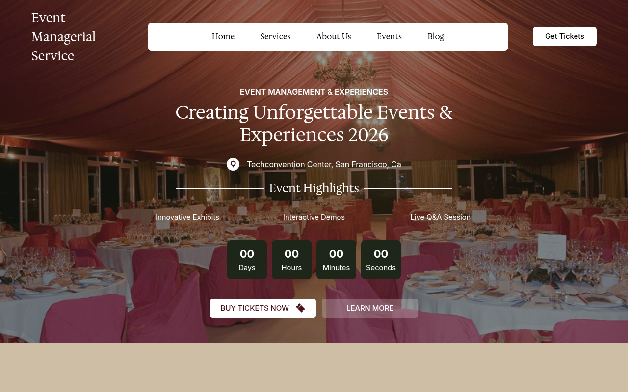 Десктоп — Event Managerial Service
