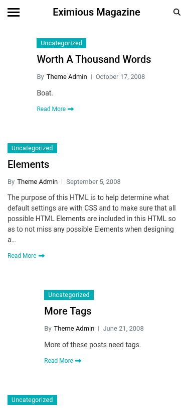 Мобильный вид — Eximious Magazine