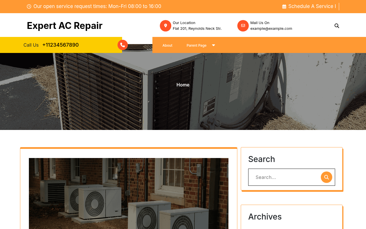 Десктоп — Expert AC Repair