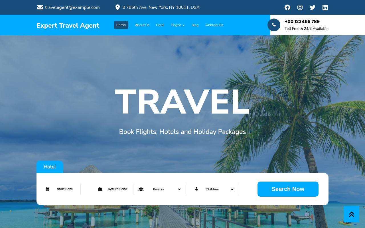 Десктоп — Expert Travel Agent
