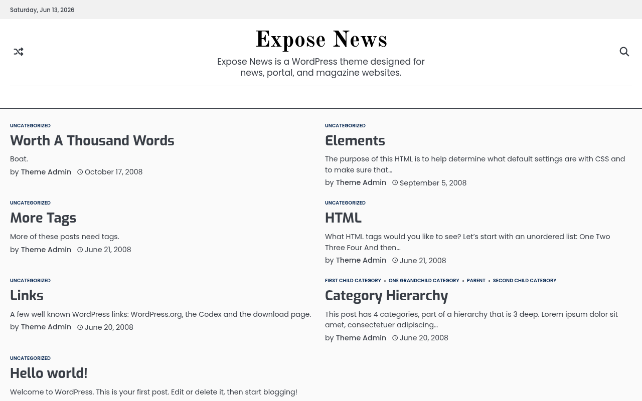 Десктоп — Expose News