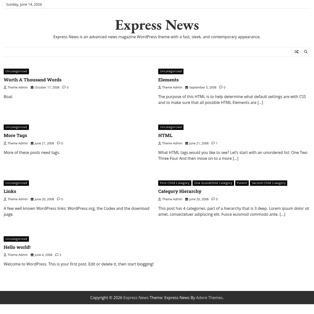 Десктоп (ниже) — Express News