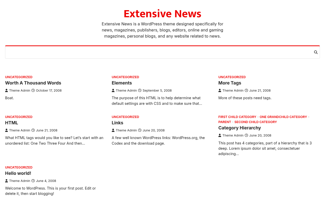 Десктоп — Extensive News