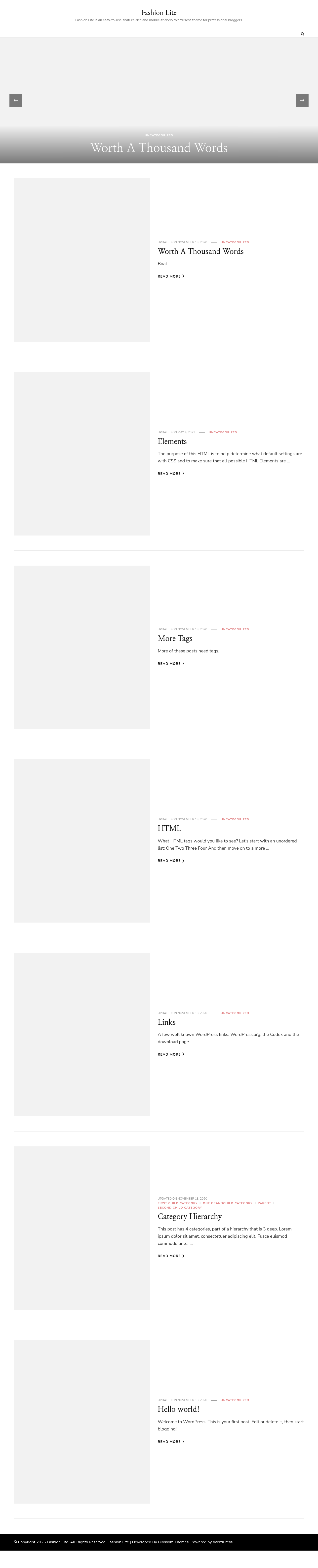Десктоп (ниже) — Fashion Lite