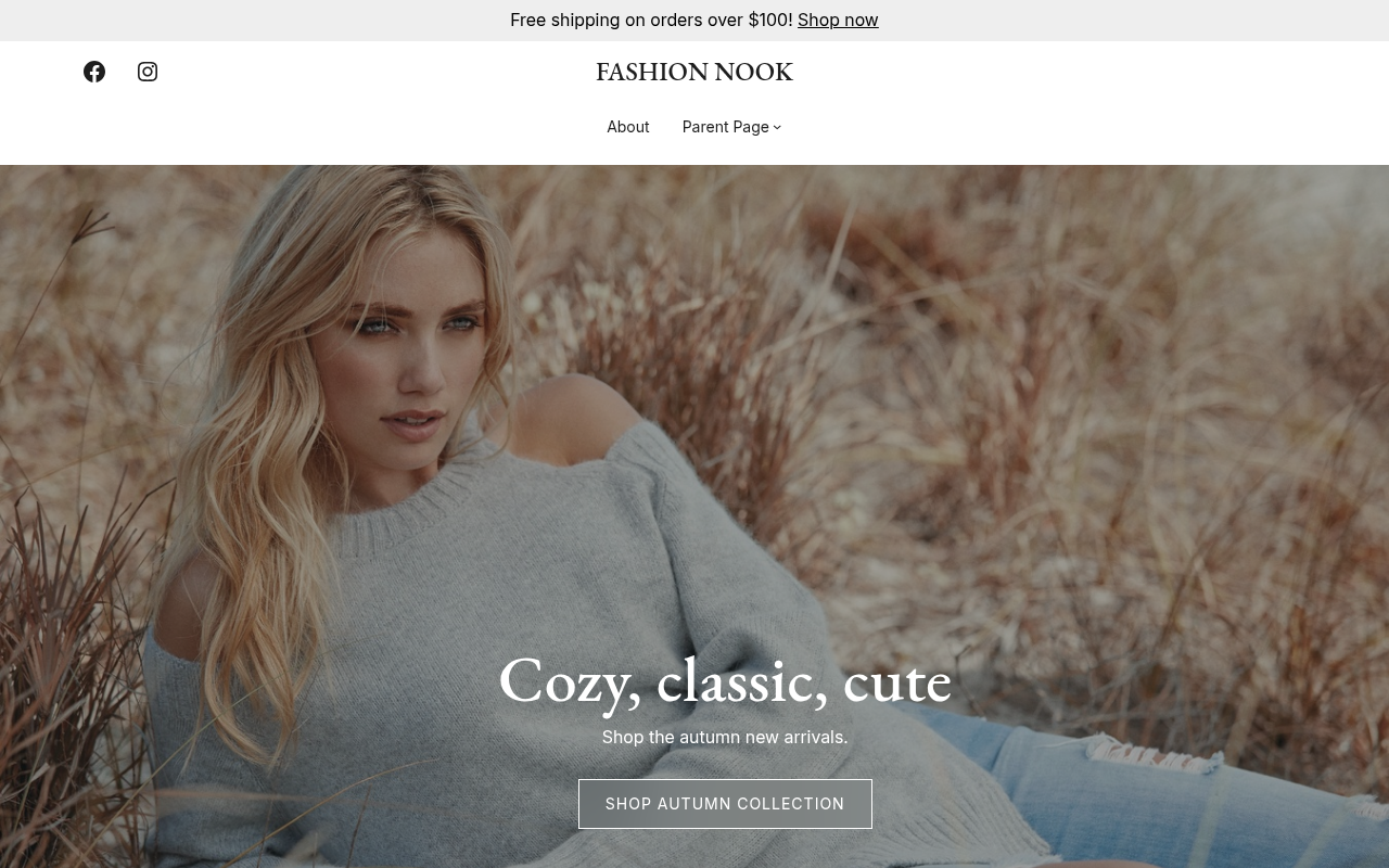 Десктоп — Fashion Nook