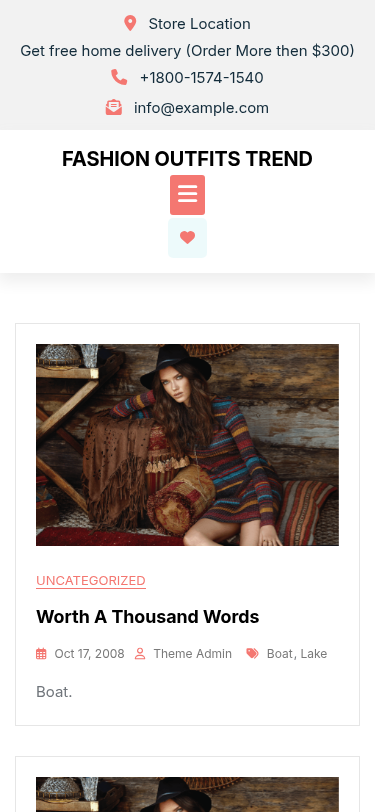 Мобильный вид — Fashion Outfits Trend