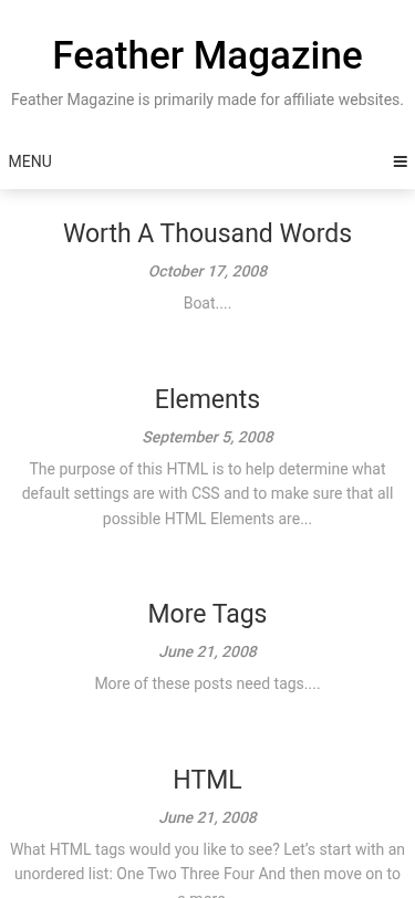 Мобильный вид — Feather Magazine