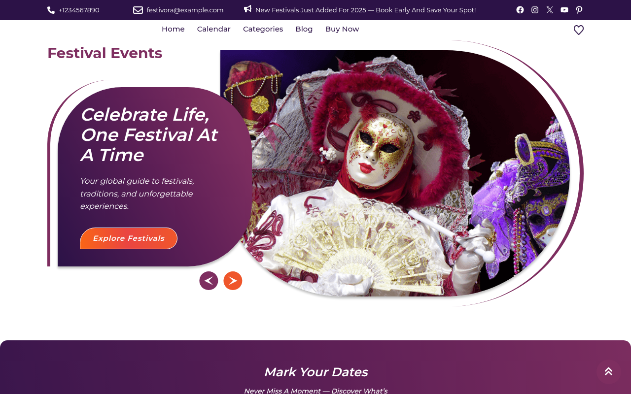 Десктоп — Festival Events