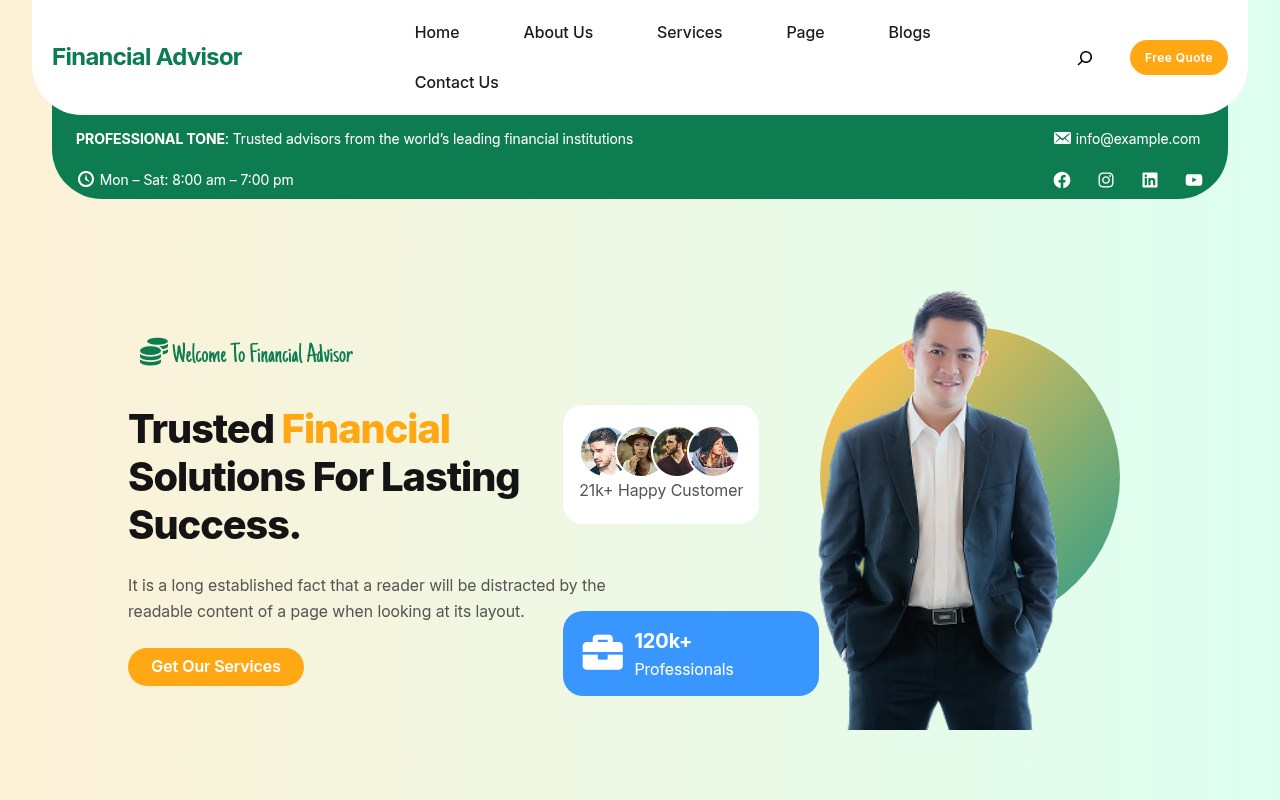 Десктоп — Financial Advisor