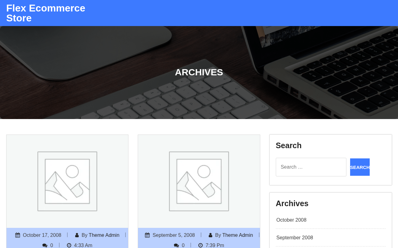 Десктоп — Flex Ecommerce Store