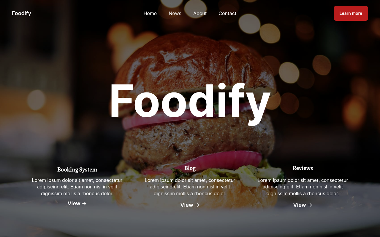 Десктоп — Foodify