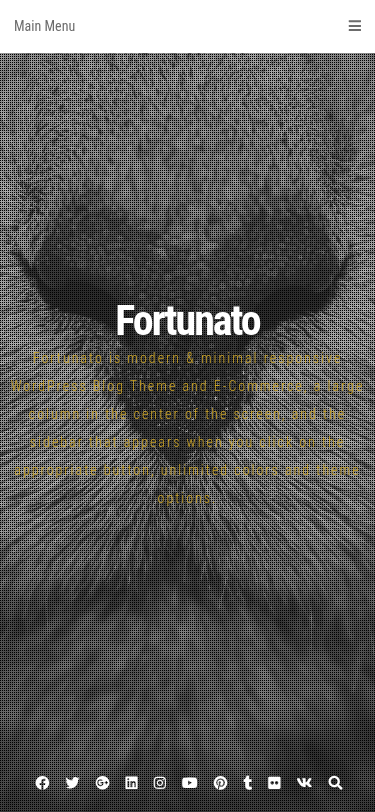 Мобильный вид — Fortunato