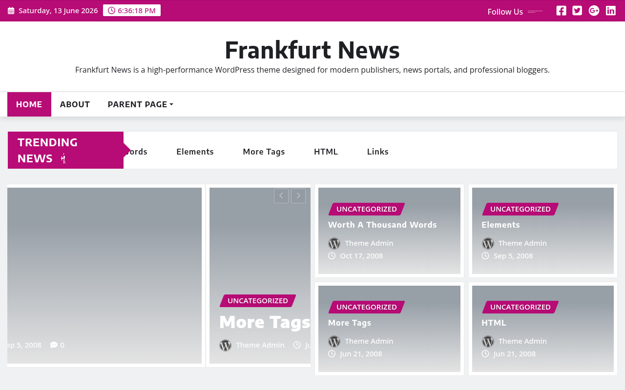 Десктоп — Frankfurt News