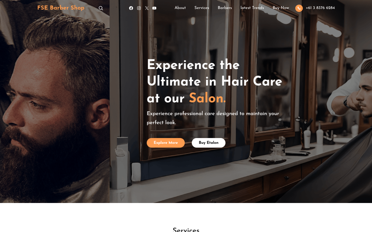 Десктоп — FSE Barber Shop