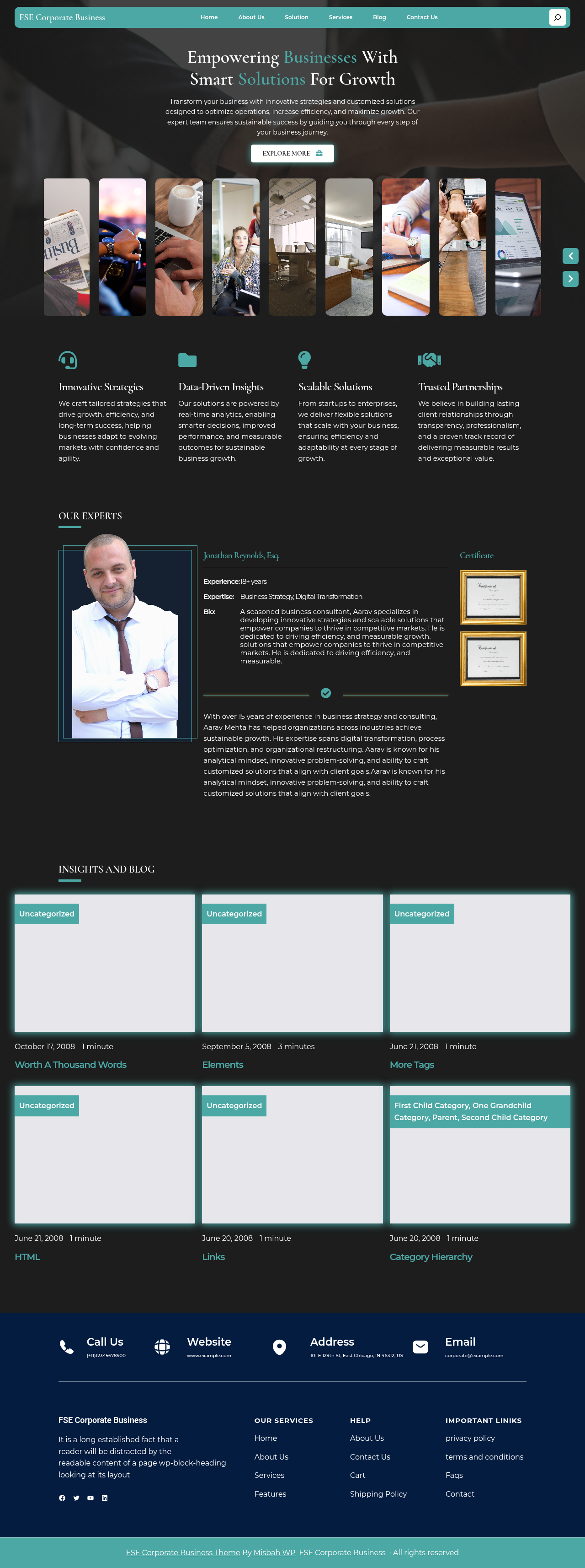 Десктоп (ниже) — FSE Corporate Business
