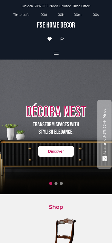 Мобильный вид — FSE Home Decor