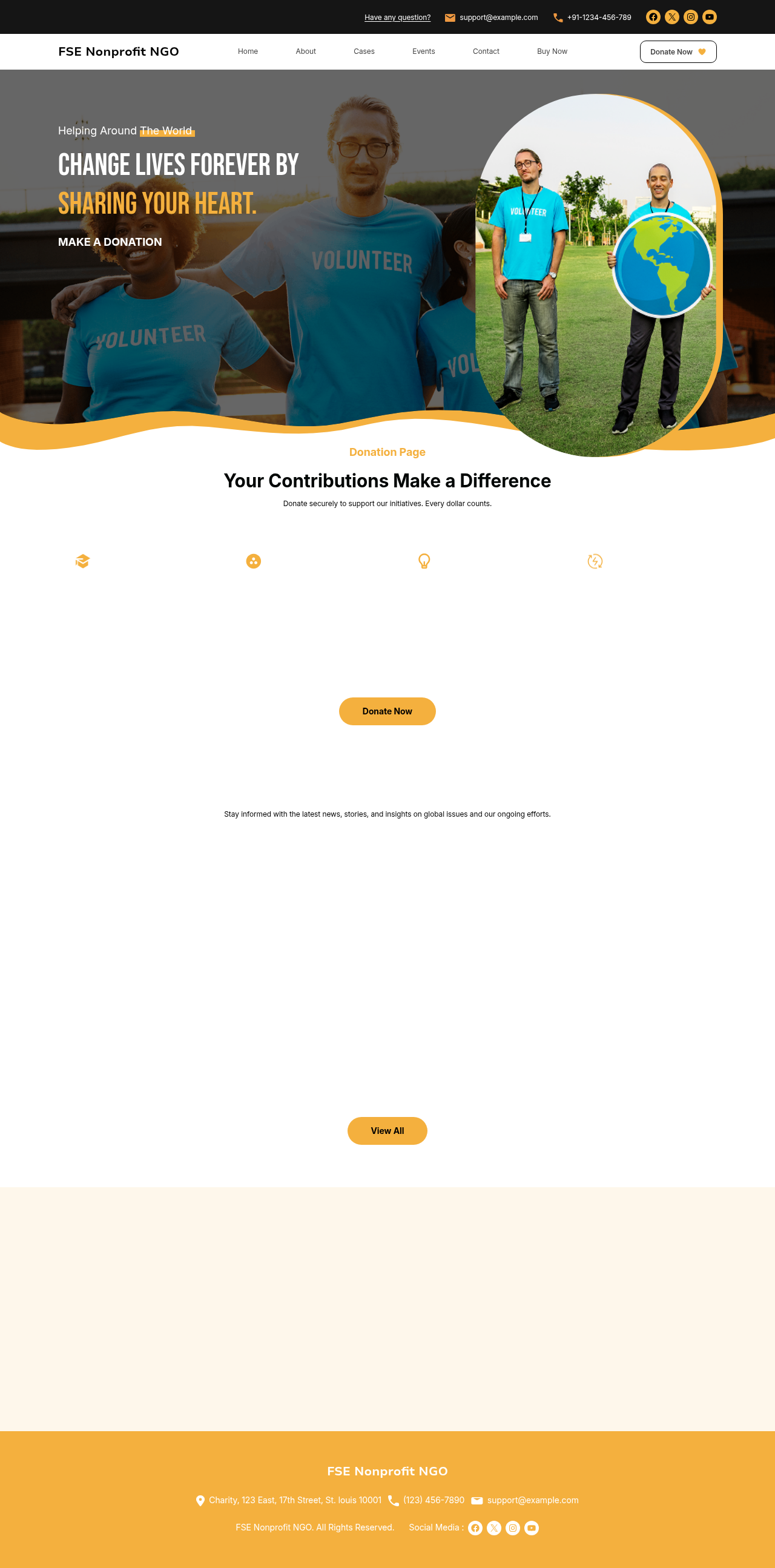 Десктоп (ниже) — FSE Nonprofit NGO