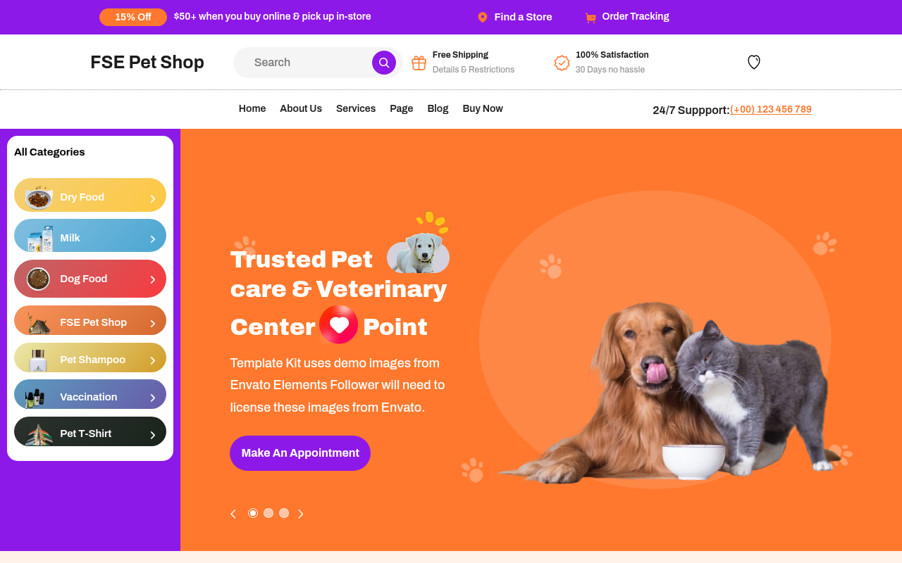 Десктоп — FSE Pet Shop