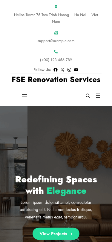 Мобильный вид — FSE Renovation Services