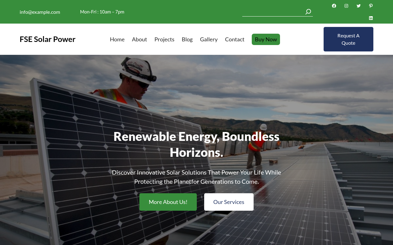 Десктоп — FSE Solar Power