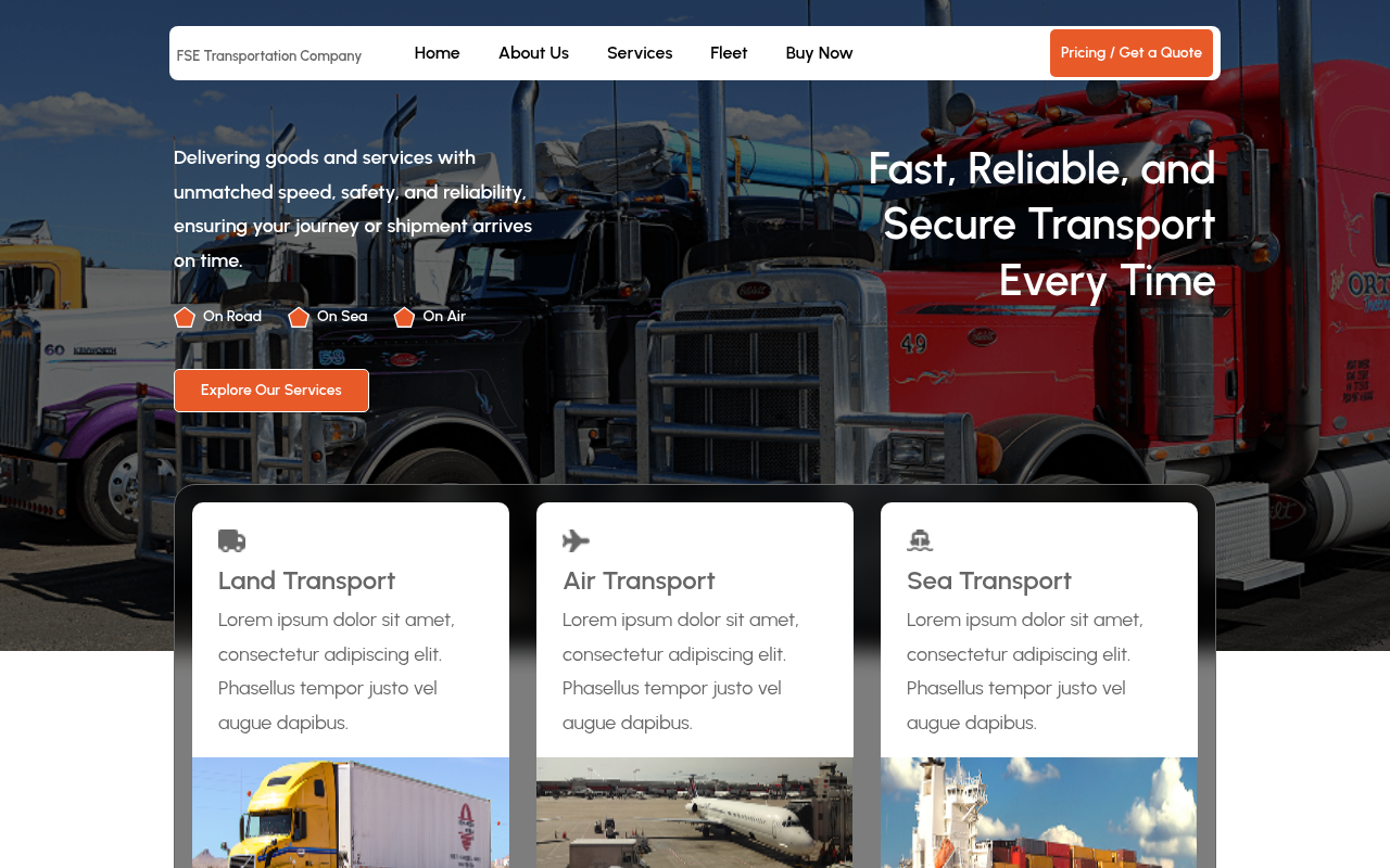 Десктоп — FSE Transportation Company