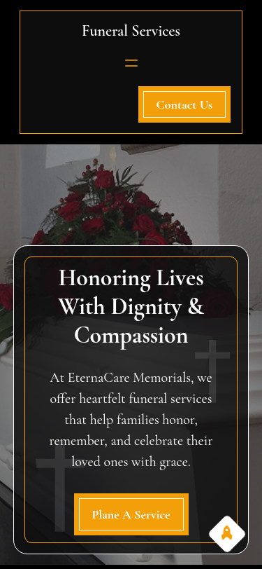Мобильный вид — Funeral Services