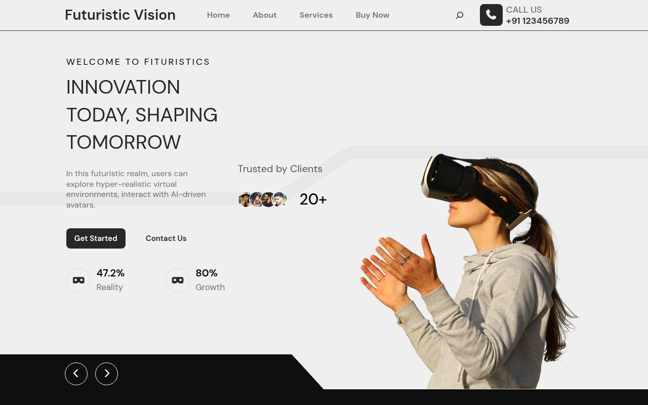 Десктоп — Futuristic Vision