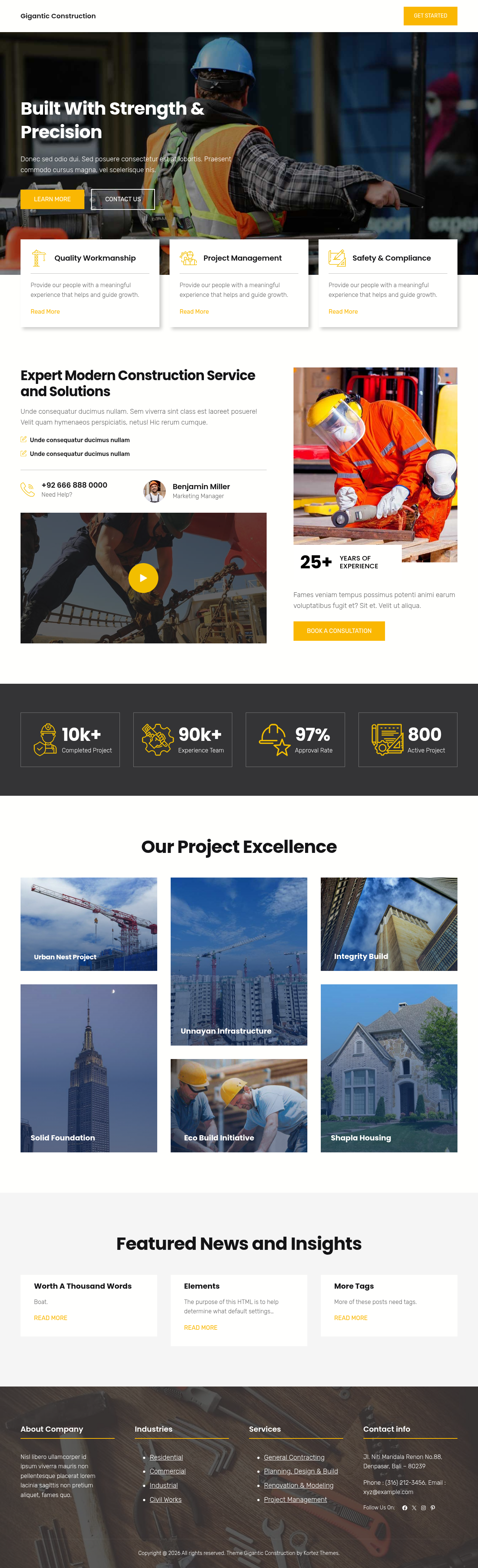 Десктоп (ниже) — Gigantic Construction