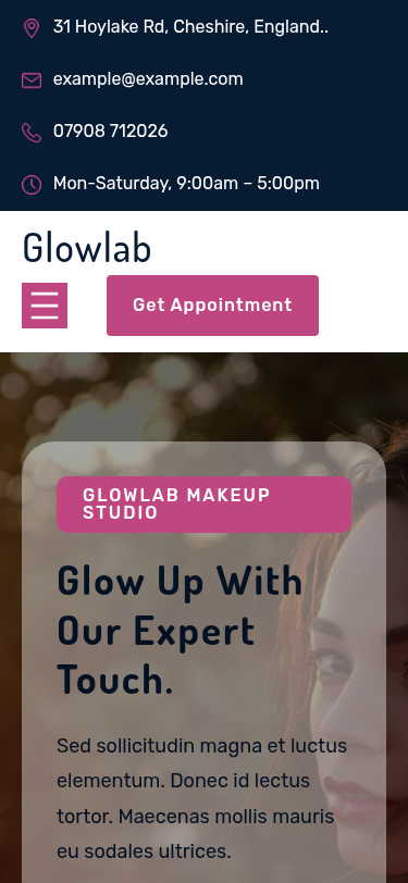Мобильный вид — Glowlab