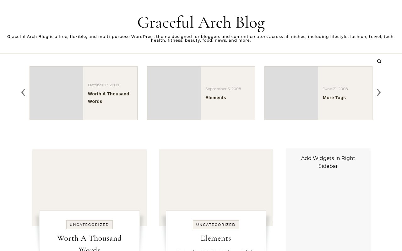 Десктоп — Graceful Arch Blog